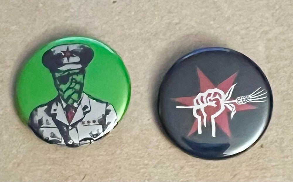 new Four 1.25" Button Pins from REVOLUTION BREWING