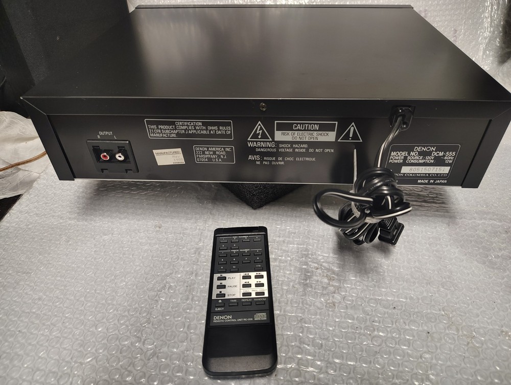 Denon Dcm-555 6 cd player