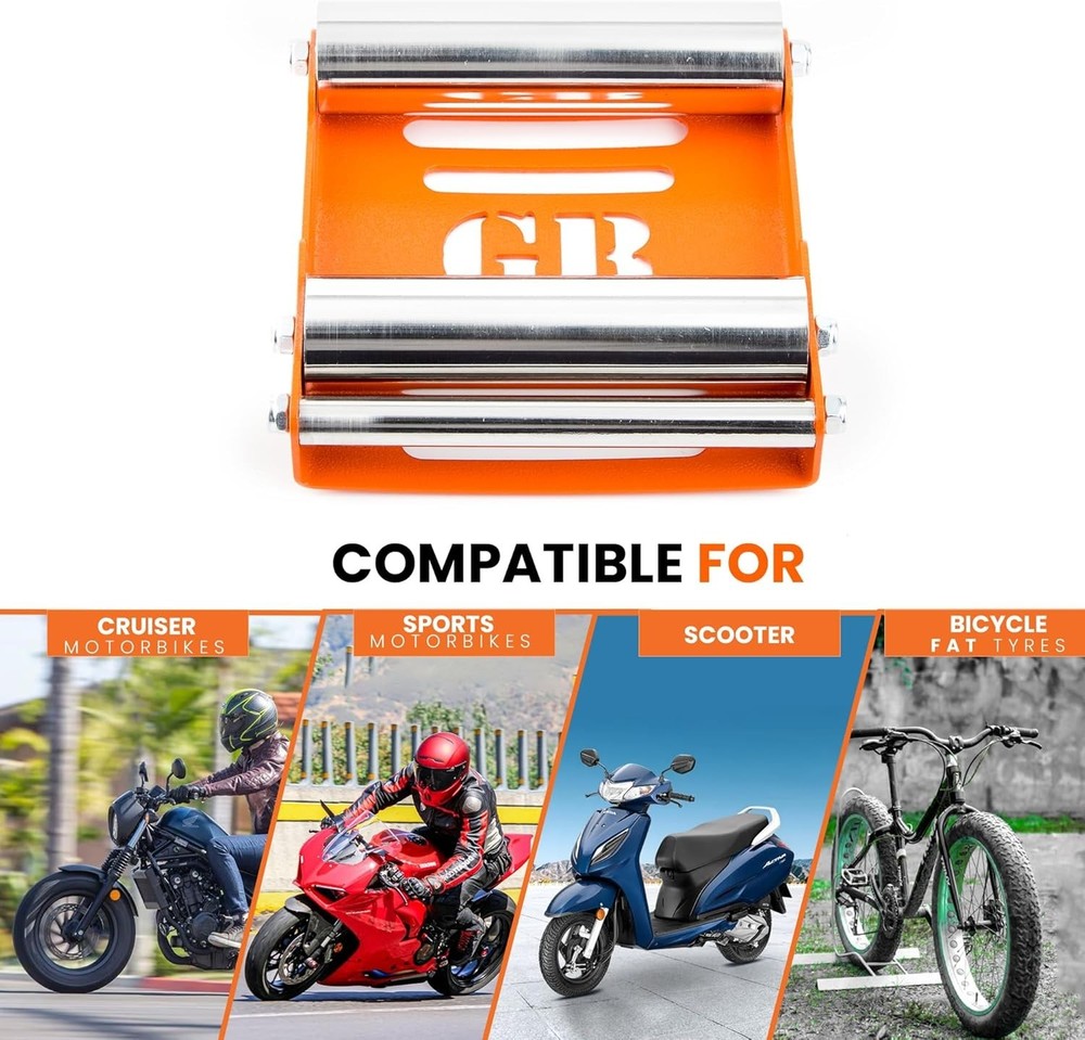 Grand Pitstop Motorcycle Wheel Cleaning Stand - Paddock Stand Replacement - Whee