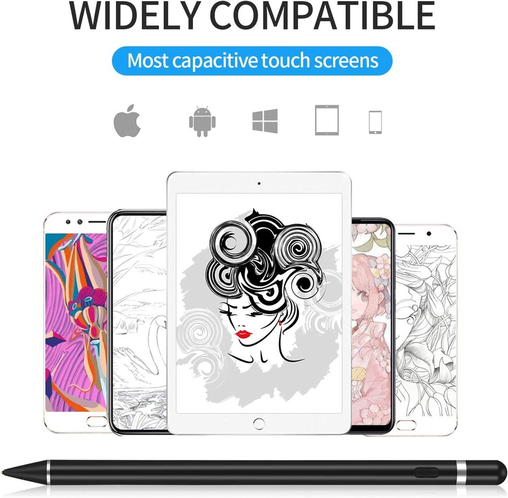 For iPhone 17/Pro/Max/Air - Active Stylus Pen Digital Capacitive Touch