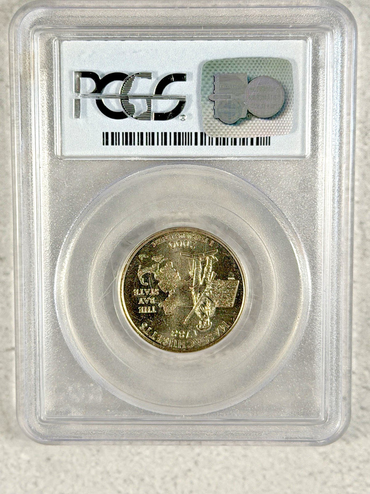 2000-P Massachusetts State 25C Quarter PCGS MS66