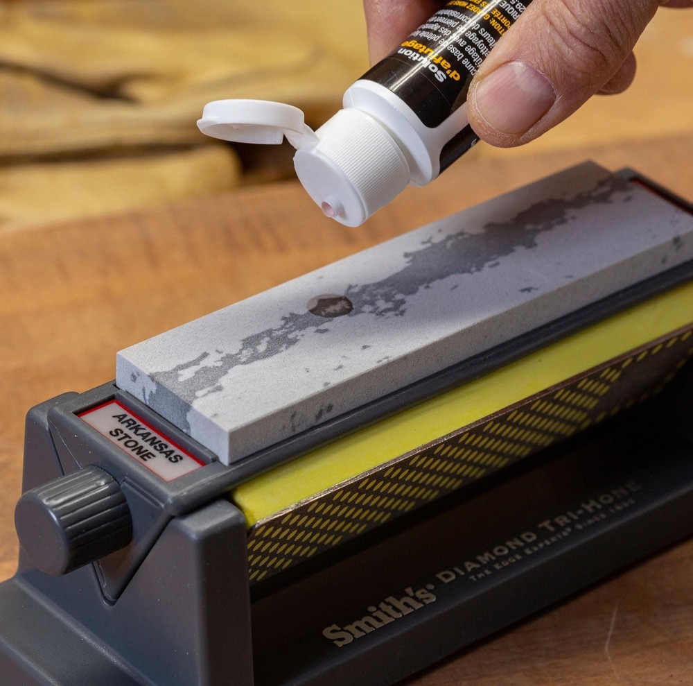 Smith's 50448 6” Diamond Tri-Hone Stone Sharpening System - Grey - Fine, N