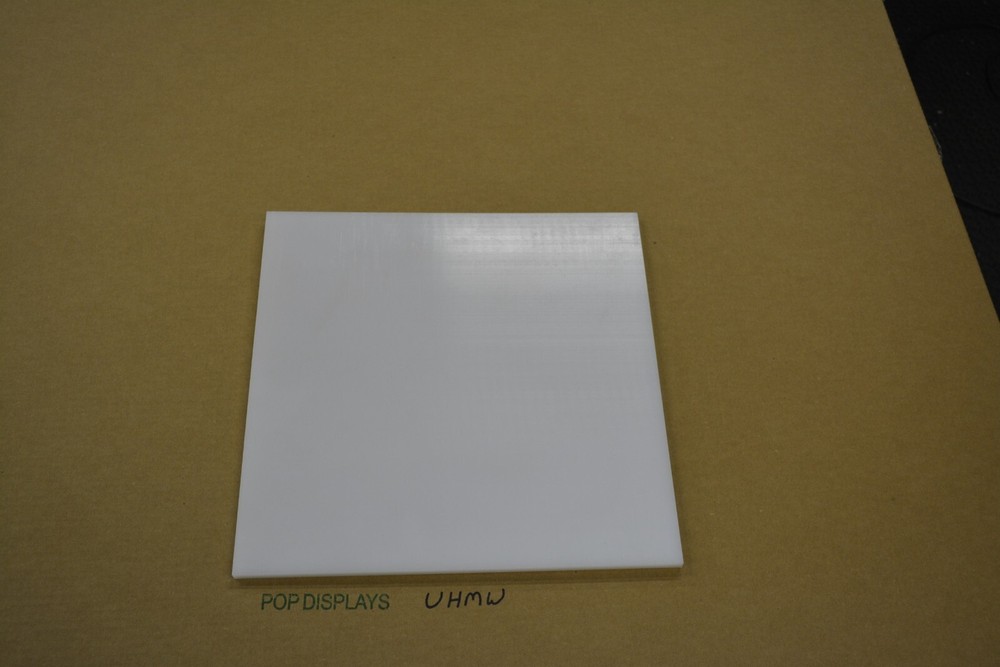 UHMW Polyethylene Plastic Sheet 1/4" x  24" x 12"