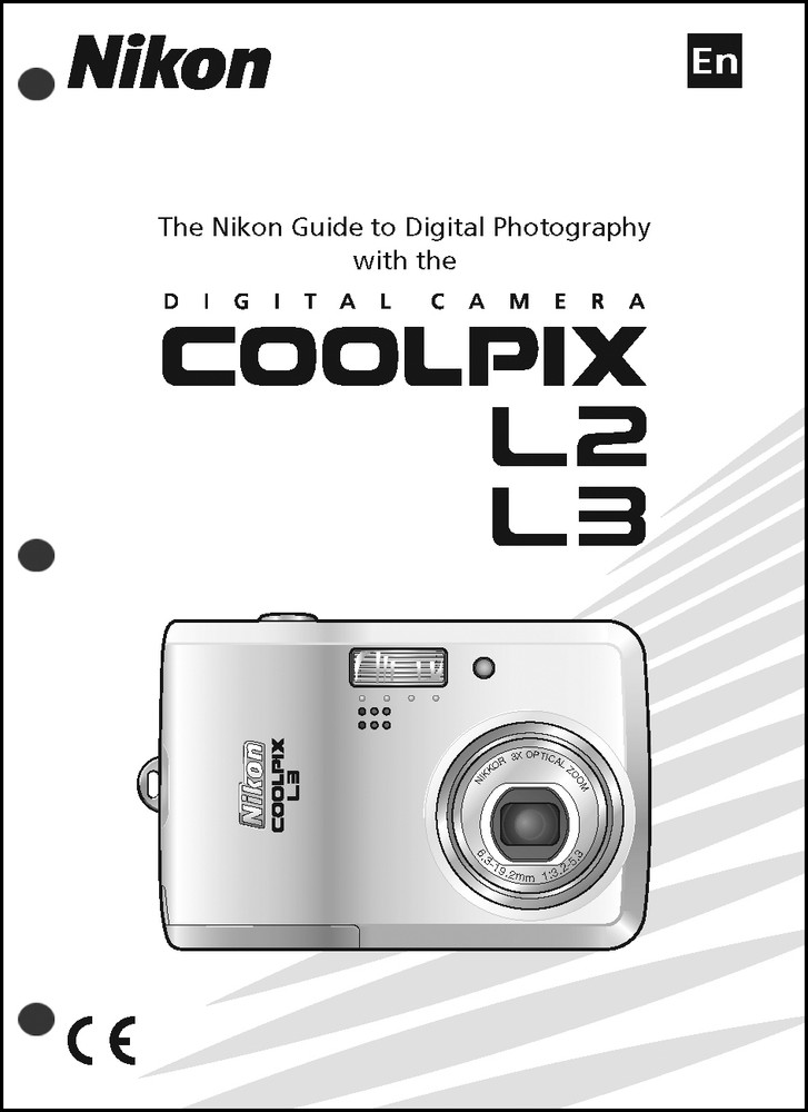 Nikon CoolPix L2 L3 Digital Camera User Guide Instruction  Manual