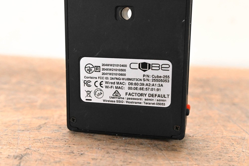 Teradek Cube 255 HDMI Encoder with Wi-Fi (NO POWER SUPPLY) CG01KG3