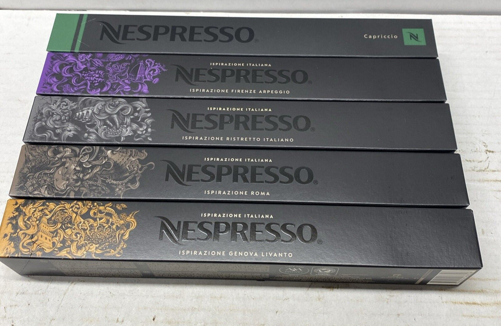 Nespress Capsules Mixed Lot 50Ct  Out dated  SLC-627
