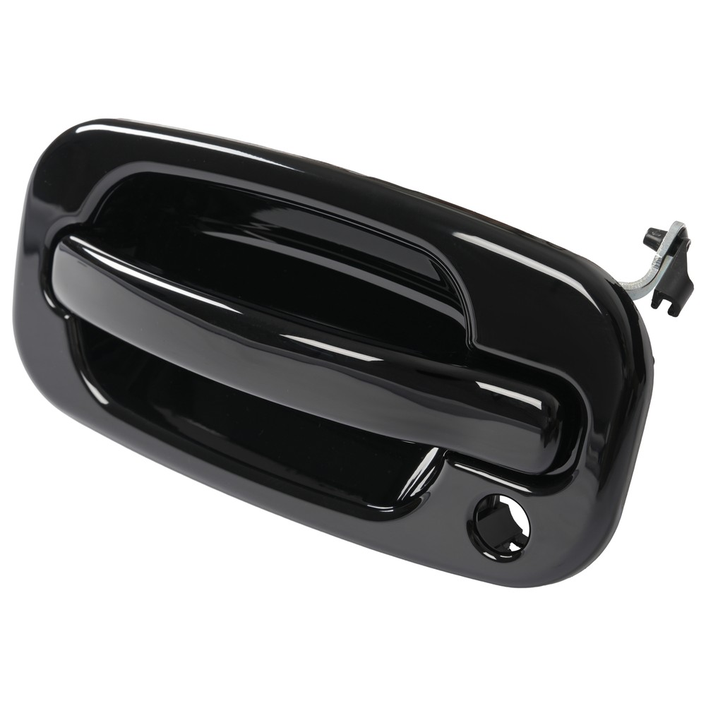2Pc Front Outer Door Handle Set For 1999-2007 Chevy Silverado 1500 Glossy Black