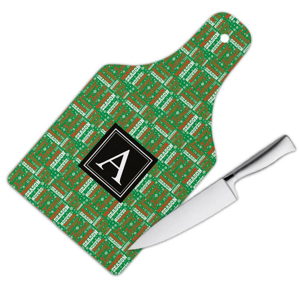 Gift Cutting Board : Jesus Is The Reason Christmas Pattern New Year Holidays