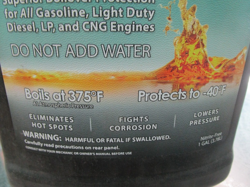 Evans waterless coolant, high performance, one gallon