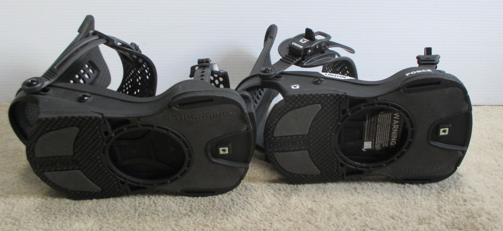 Union Force Black Snowboard Bindings Size X-Large