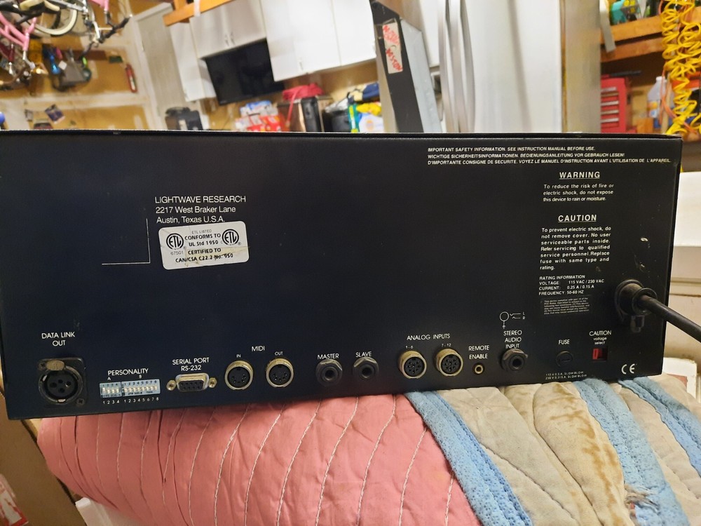 Intellabeam System Lighting Controller LCD Screen Lightwave Research High End