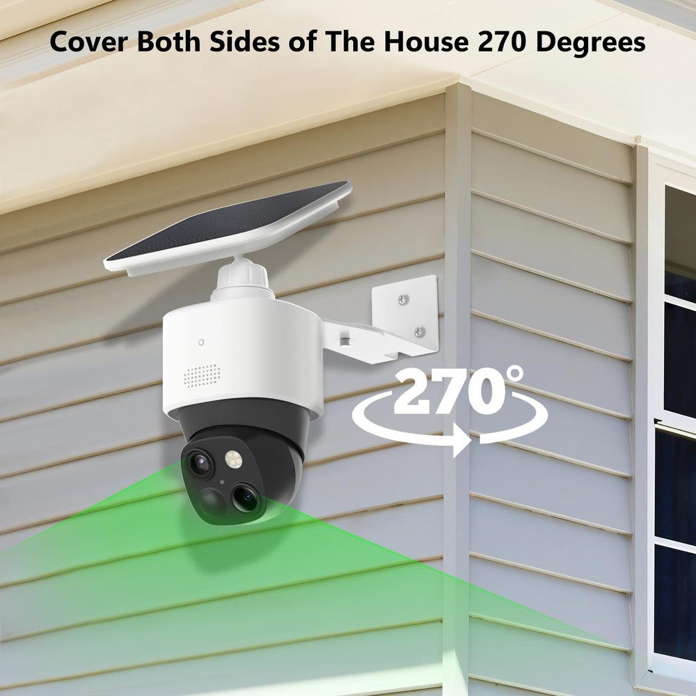 Adjustable Corner Mount Bracket for Eufy Security SoloCam 1 Pack, White