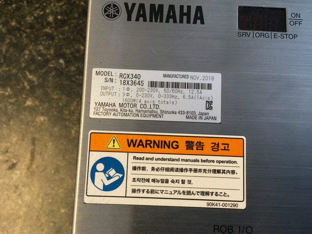 YAMAHA RCX340 MULTI AXIS ROBOT CONTROLLER (KB)