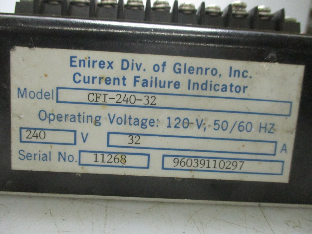 ENIREX CURRENT RAILURE INDICATOR CFI-240-32
