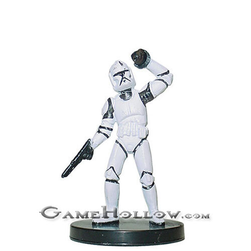 Star Wars Miniatures Clone Strike CLONE TROOPER GRENADIER #9