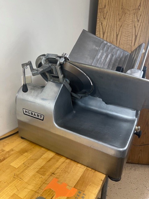 Hobart 1712E Meat Slicer with Sharpener