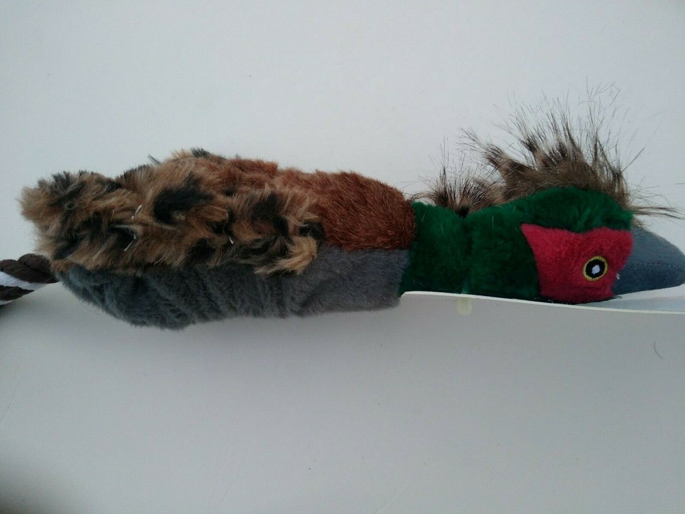 Dog Toy sgueaking birds pull and squeak feasant