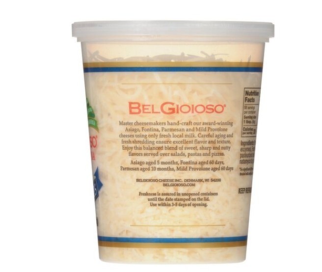 BelGioioso Four Cheeses, 10 oz (2 Pack)