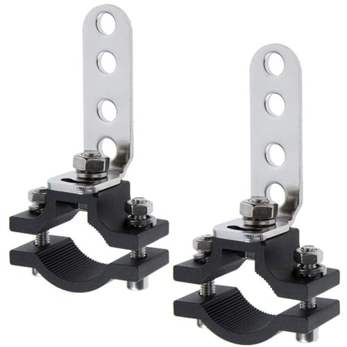 Motorcycle Light Bracket, Adjustable Motorcycle Spotlight Mount Brackets,Turn