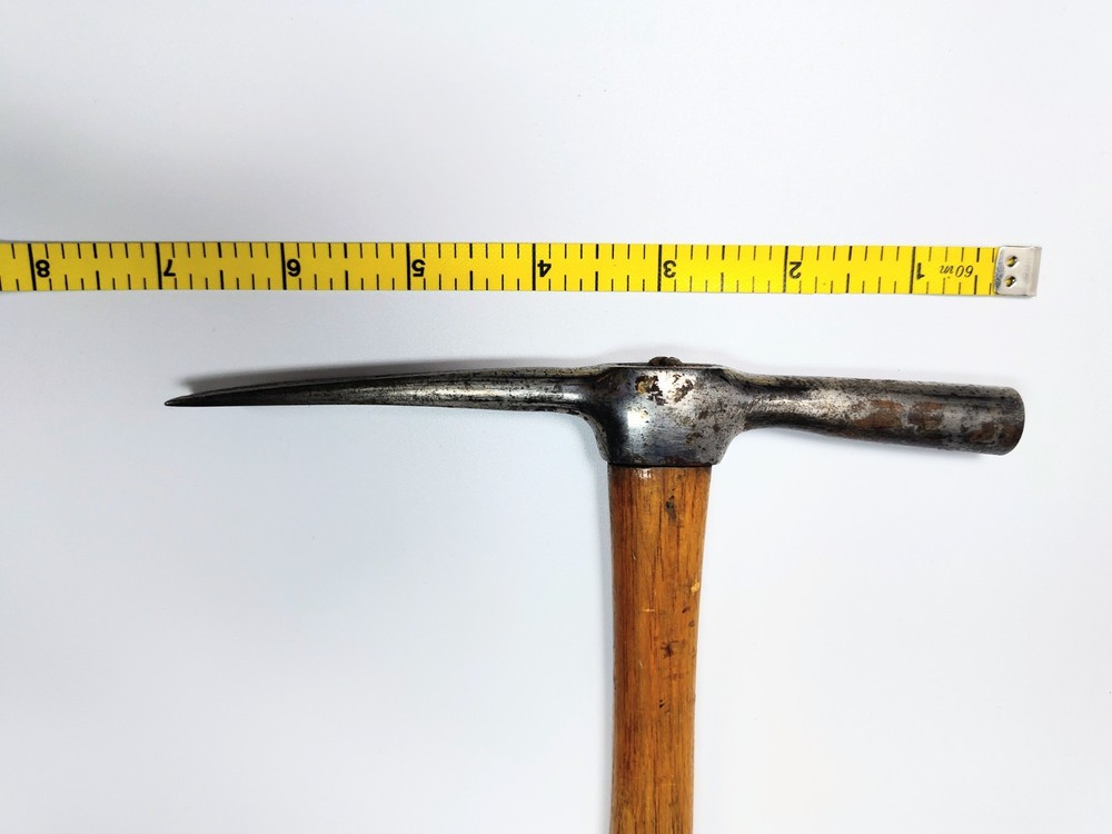 Antique Tact Hammer Oak Handle 12.75"