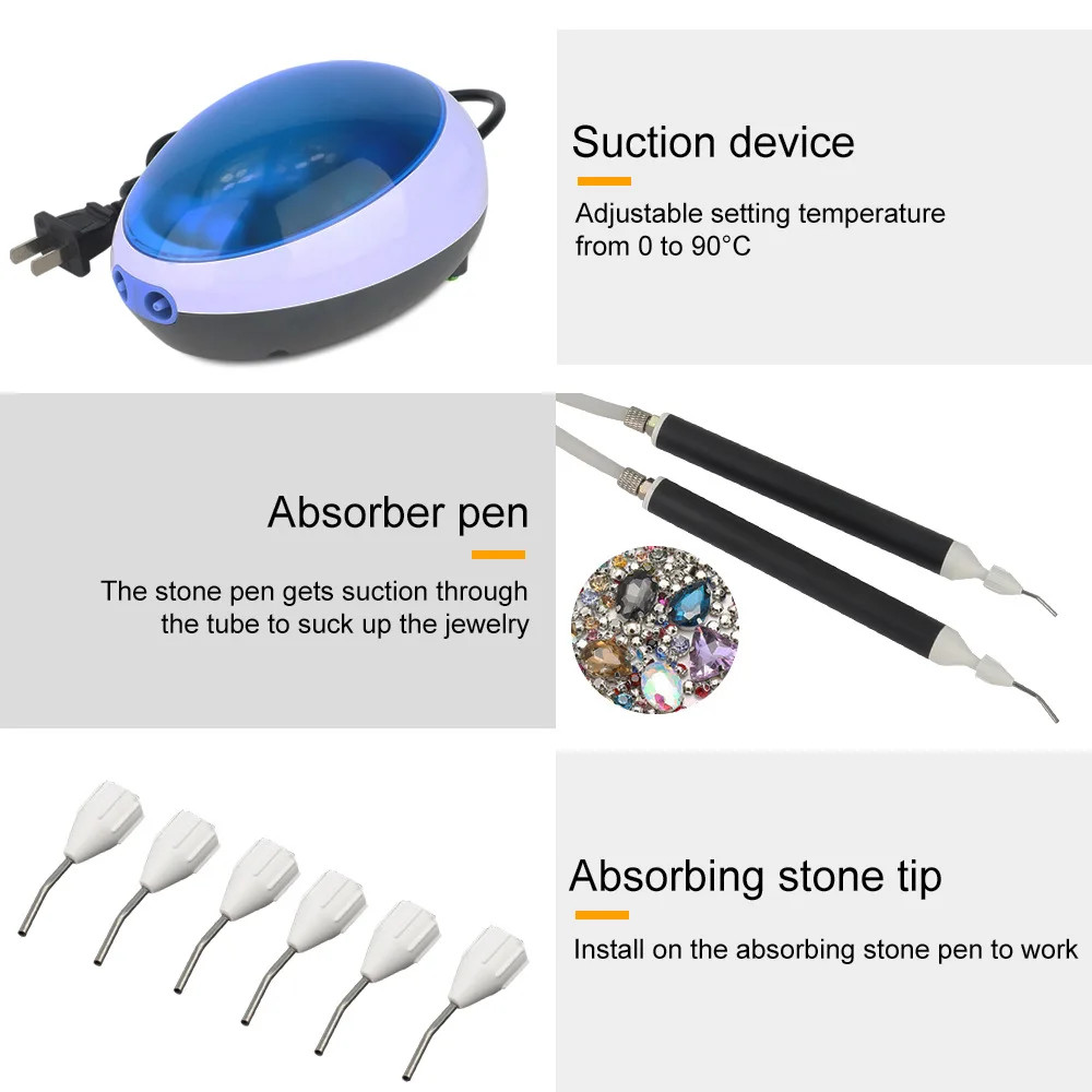 Jewelry Making Tools Diamond Setting Tool Thermal Wax Setting Machine Stone