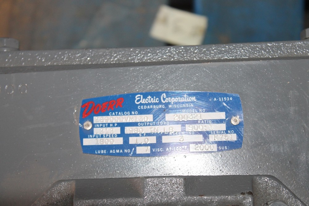 NEW DOERR GEAR BOX 200321 26900DVM130