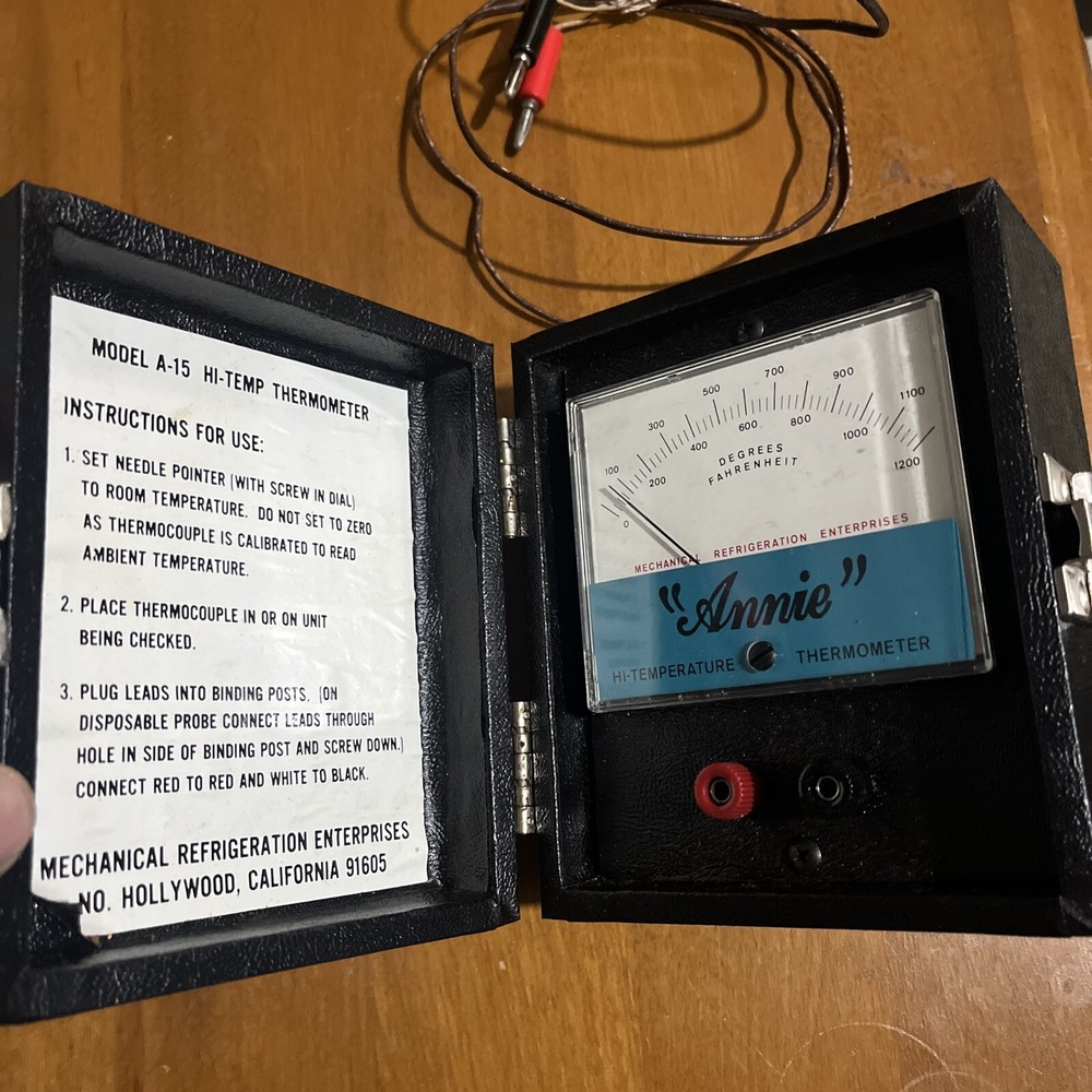 A-15 Annie Hi Temperature Thermometer Analyzer D1