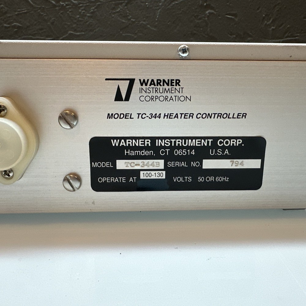 Warner TC-344B Dual Channel Automatic Heater Controller