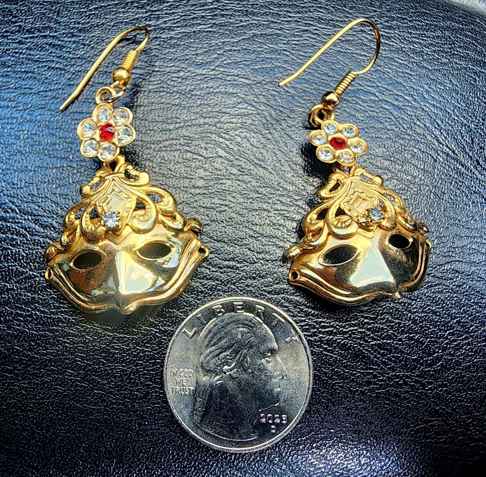 Vintage Mask Earrings