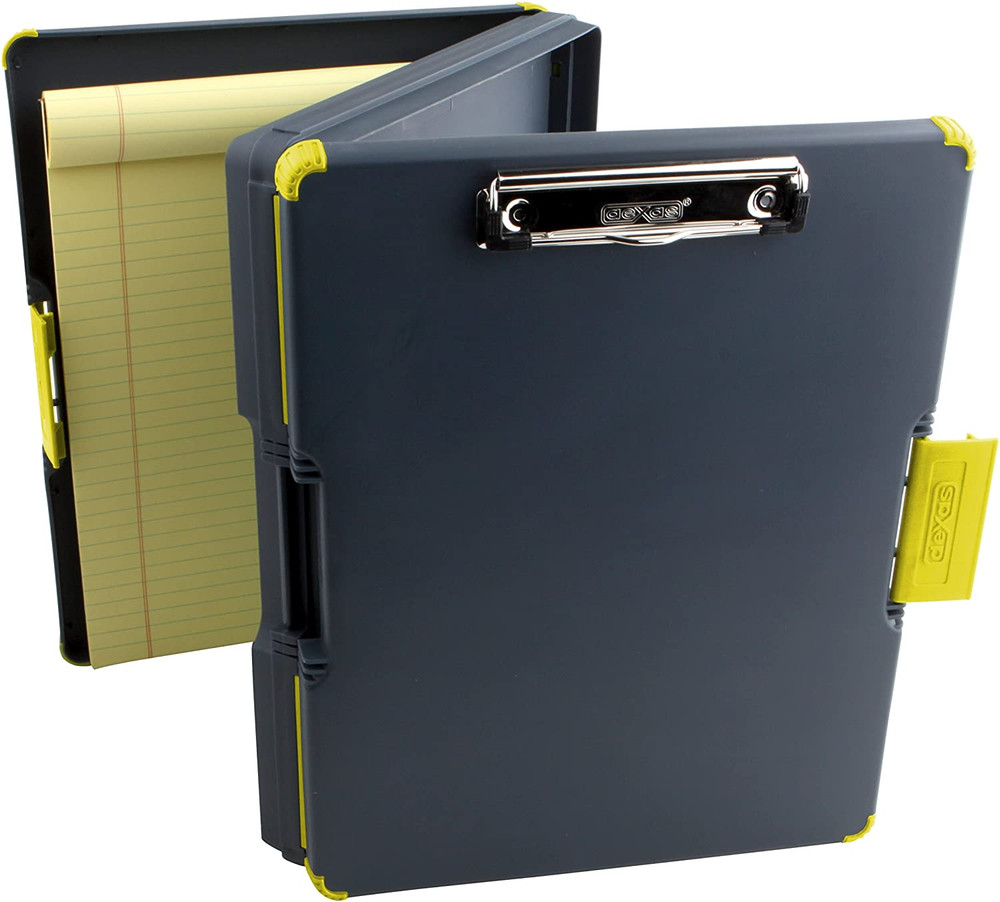 Duo Clipcase Dual Sided Storage Case and Organizer, Yellow