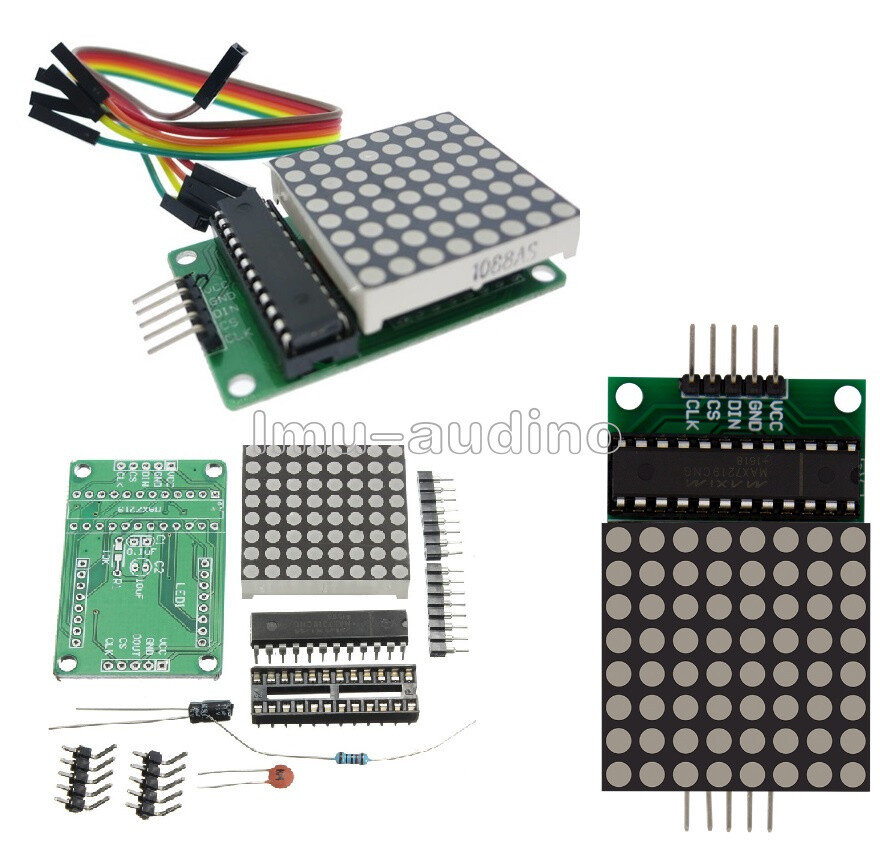 1PCS MAX7219 Dot led matrix Module MCU control LED Display modules for Arduino