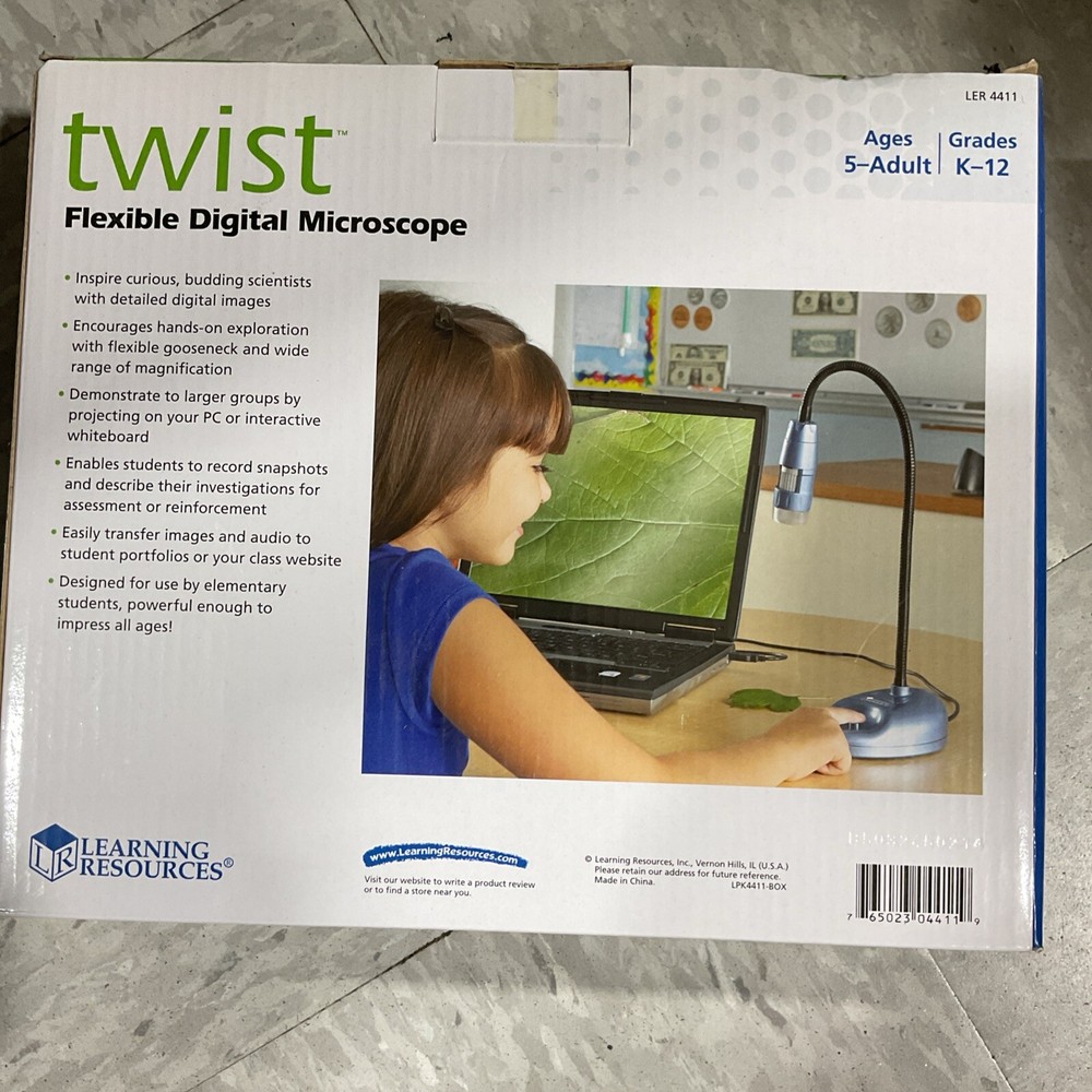 Twist Flexible Digital Microscope - Learning Resources