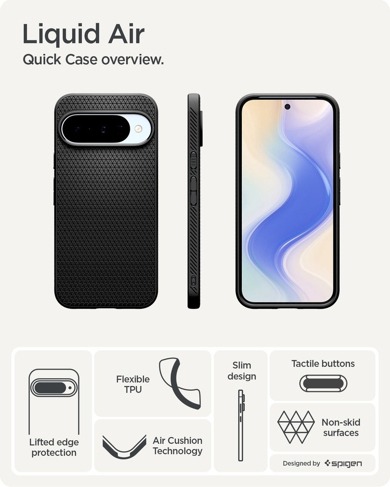 For Pixel 10 Pro / Pixel 10 | Spigen [ Liquid Air ] Phone Case