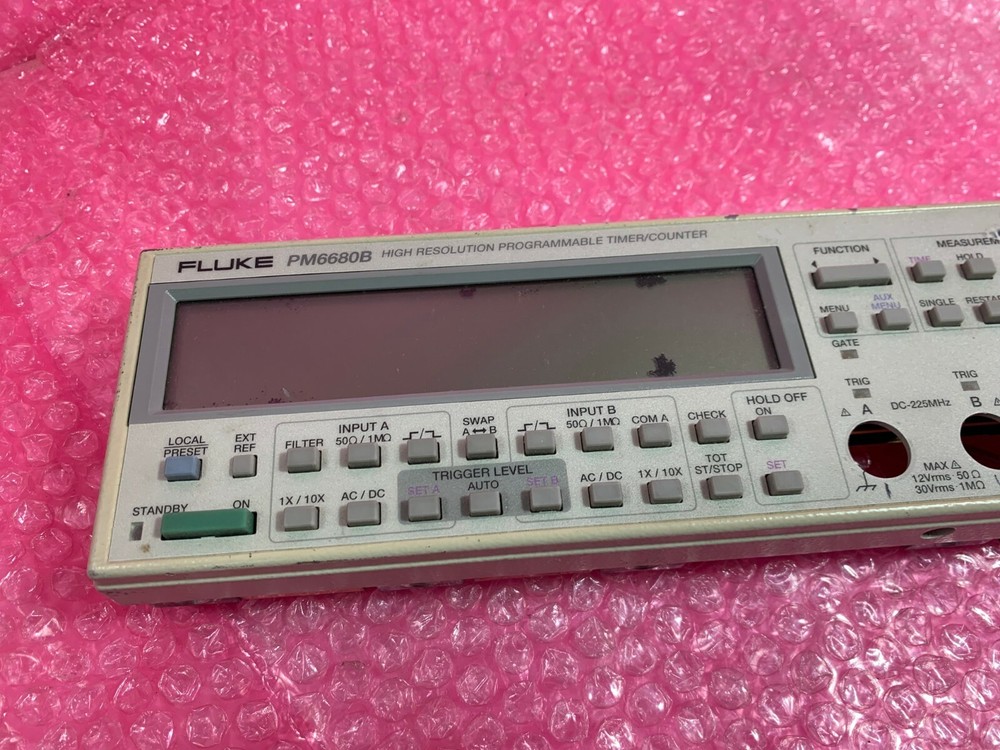 Fluke PM6680B High resolution Timer/Counter '' Panel only - screen not tested ''