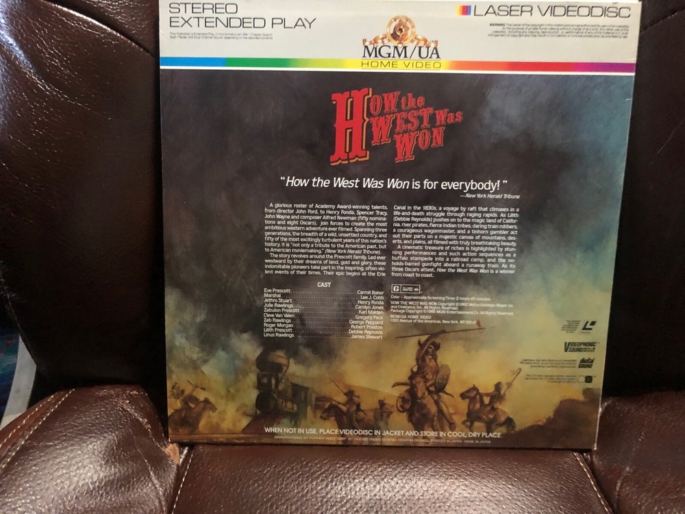 How the West was Won 12" Laserdisc
