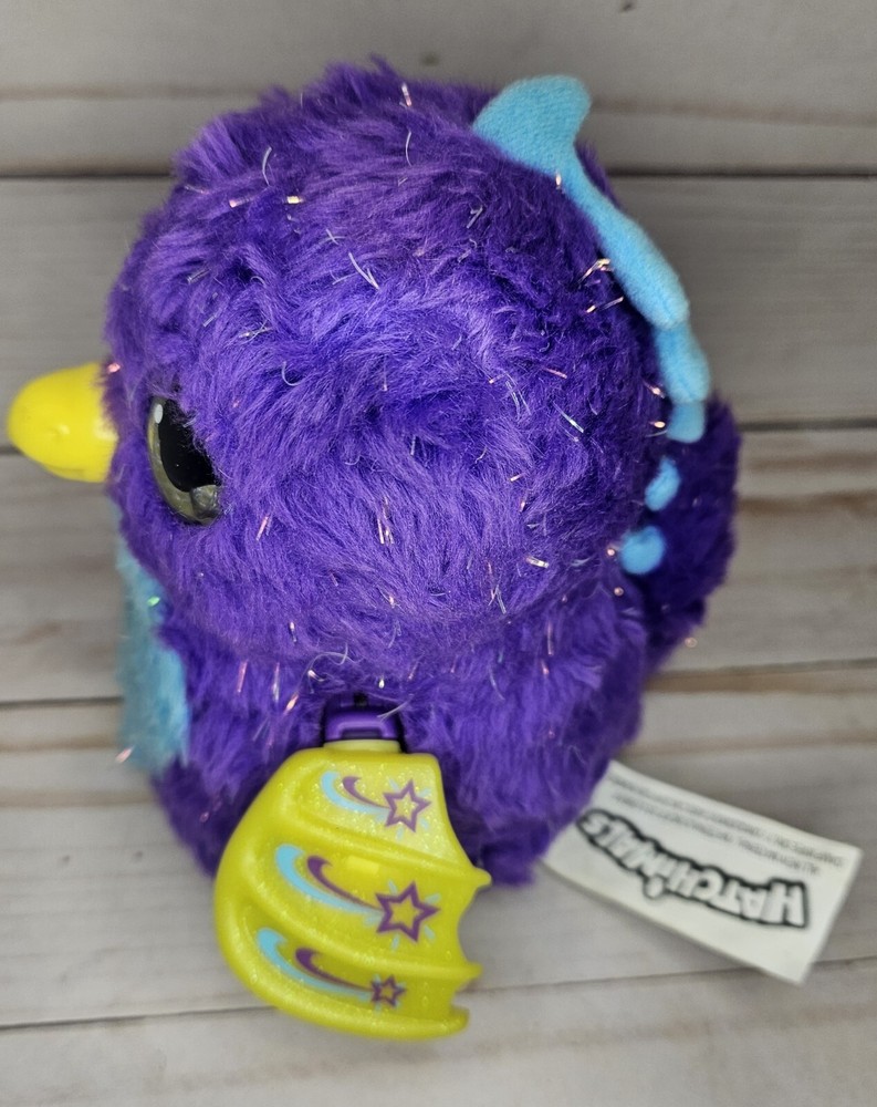 Hatchimals Draggles Purple Electronic Plush Toy Interactive Spin Master Bird