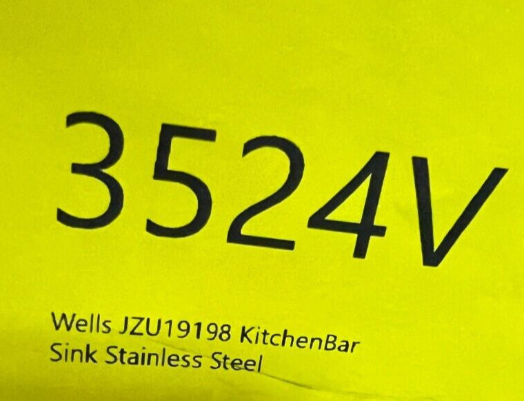 Stainless Steel Single Bowl Undermount Kitchen/ Prep Sink 1919-8
