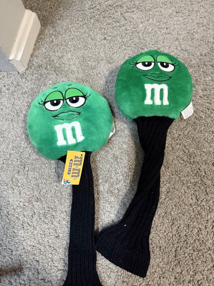M&M'S WORLD M&M DRIVER HEADCOVER Green / BLACK ~ LOOK!!