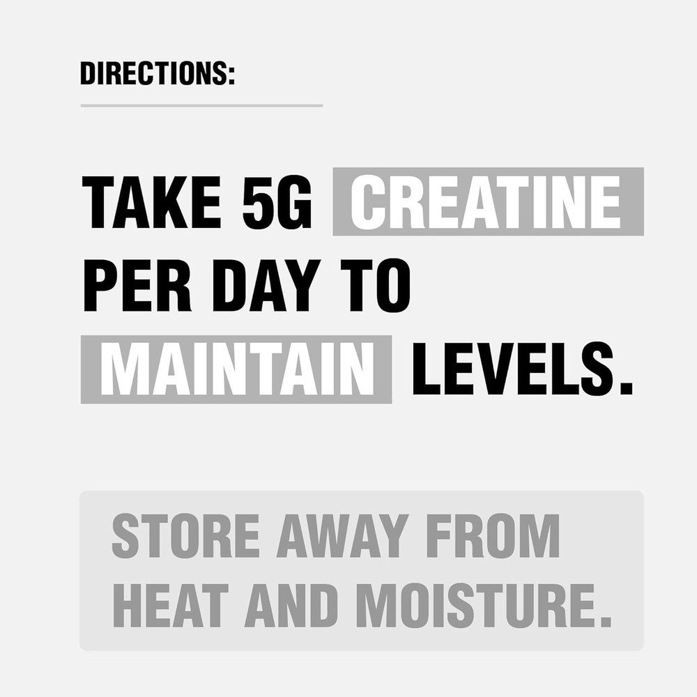 Creatine Monohydrate 500g Micronized Powder 100 Servings Unflavored