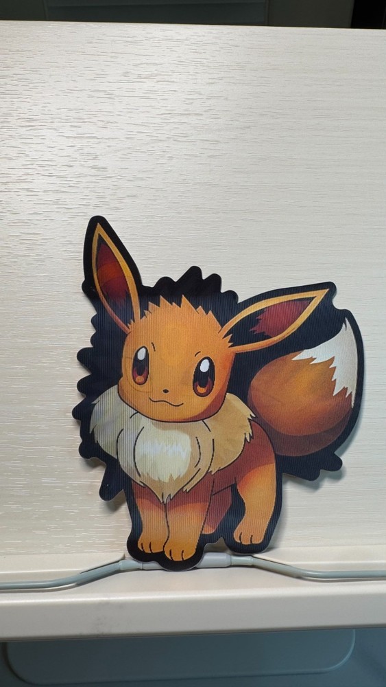 Pokemon Eevee Eeveelution 3D Lenticular Motion Moving Car Sticker Decal