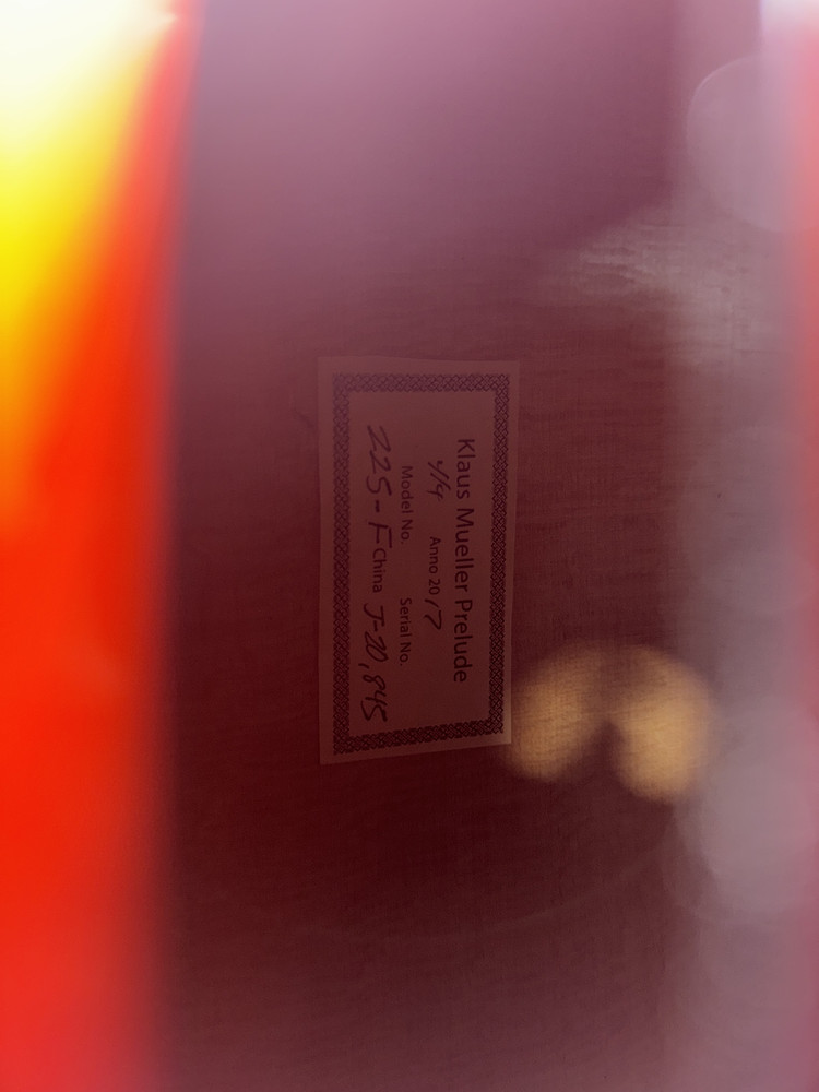 Klaus Mueller Prelude Cello