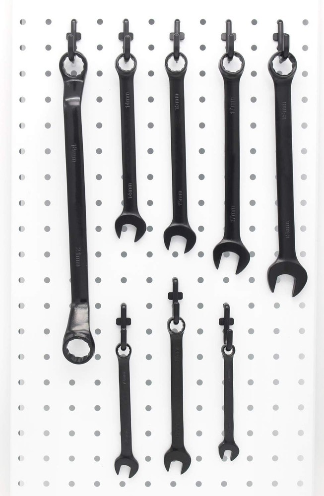 Pegboard Hooks Kit J Hook Assortment 100 Pack Black