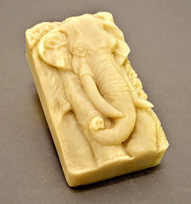 ELEPHANT SILICONE MOLD for soap making and other crafts