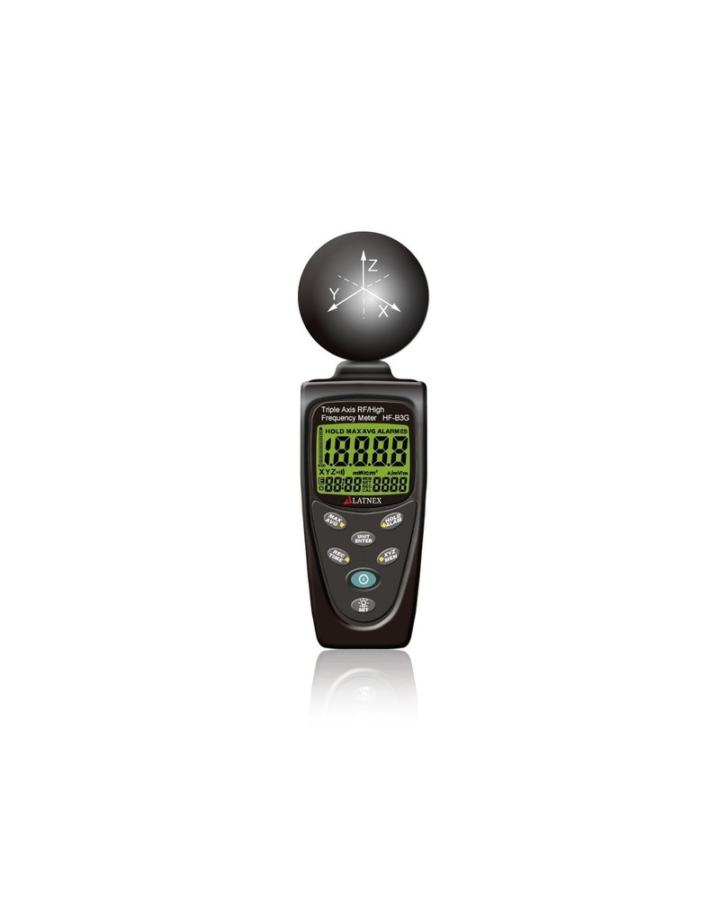 EMF Meter HF-B3G Triple Axis HF RF Analyzer and Detector Calibrated Measuring...