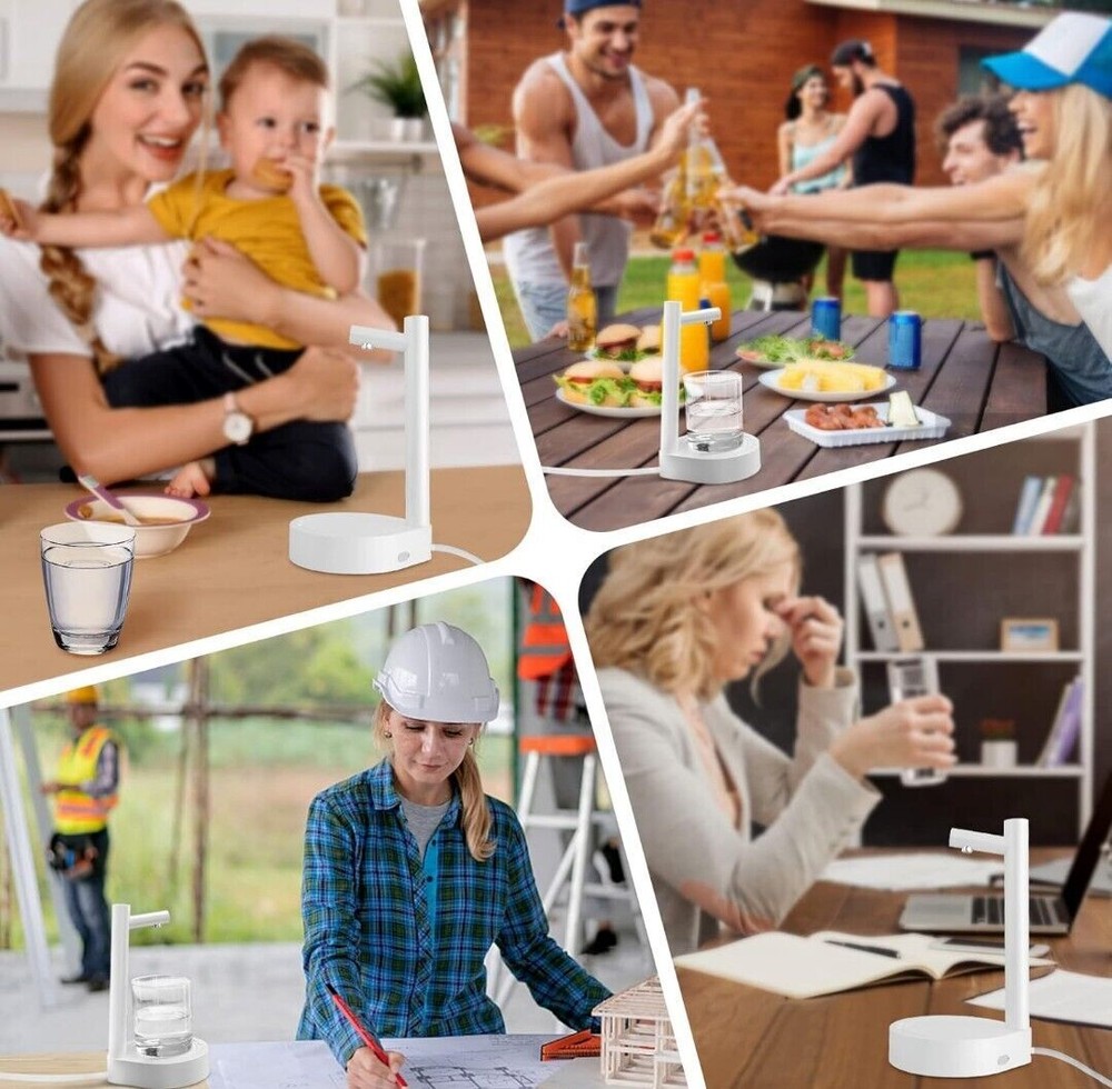 Desktop Water Bottle Dispenser, Portable Electric Water Dispenser Pump 5 Gallon