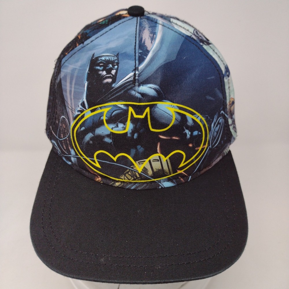 Batman Snapback Hat Multicolor Youth OSFM Adjustable DC Comics Superhero