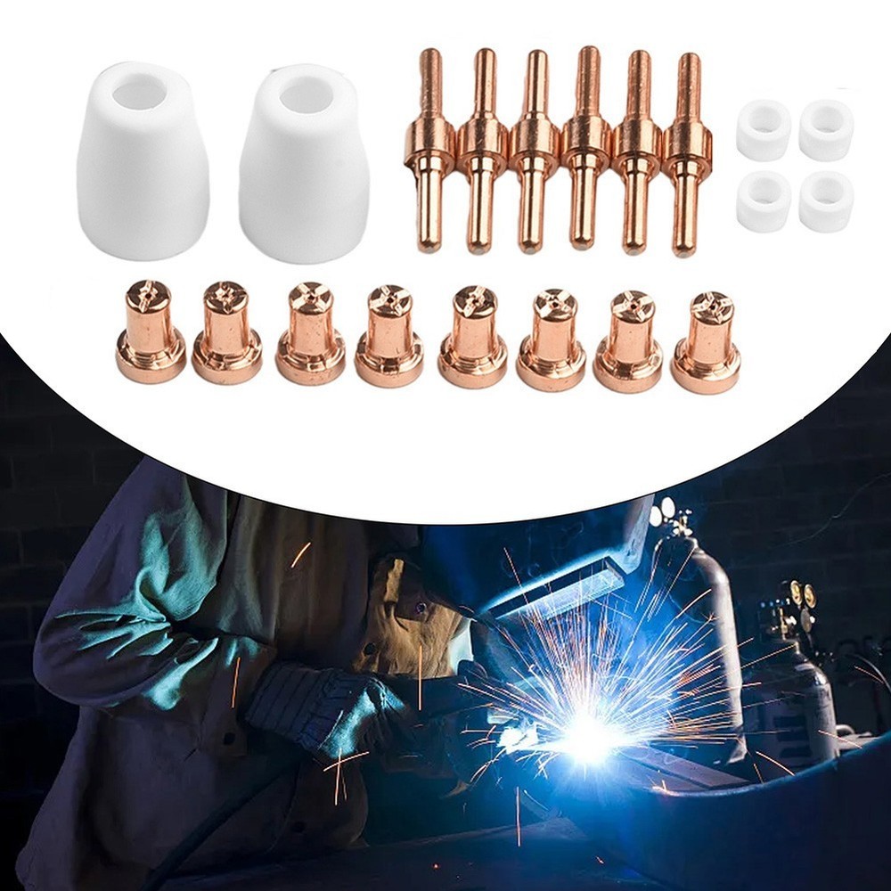 20PCS Consumables Replacement Kit for PT31 Plasma Torch for CUT40 Plasma Cutter