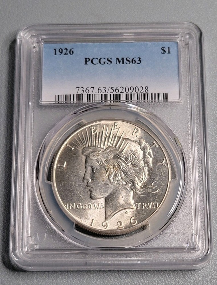 1926 P Peace Dollar - PCGS MS63