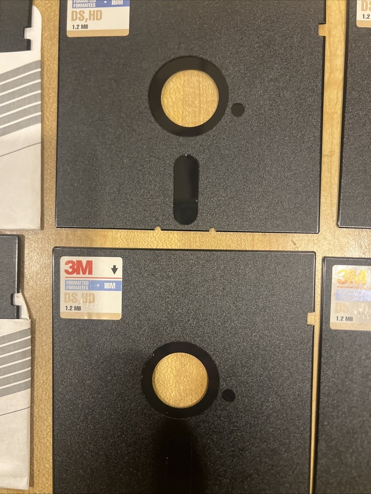 3M 5 1/4” DISKS/ DOUBLE SIDED HIGH DENSITY/ 10 DISKETTEs