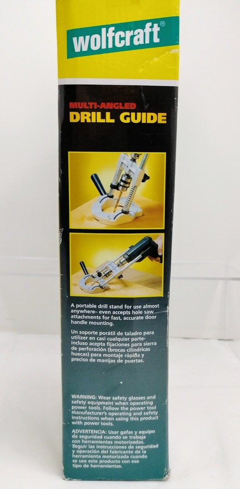 Wolfcraft 4525 Multi-Angled Drill Guide Up To 45 Degrees ~ New Open Box